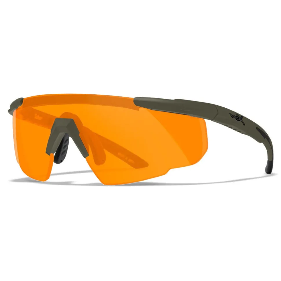 Wiley X - Saber Advanced Ballistiske Briller // Grøn - 3 Linser