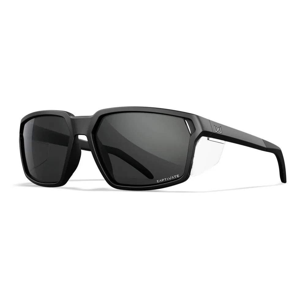 Wiley X - SIERRA Captivate Solbriller // Grey - Matte Black Frame