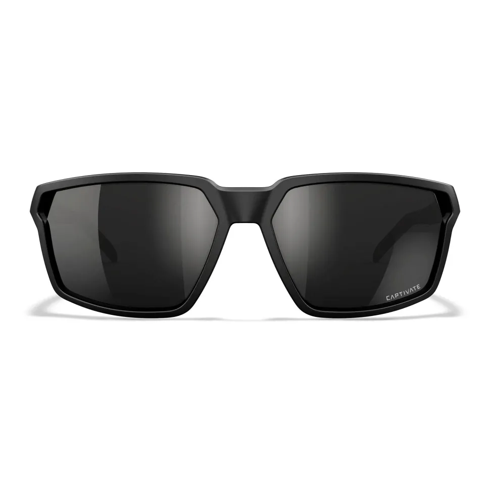 Wiley X - SIERRA Captivate Solbriller // Pol Black Mirror - Matte Black Frame