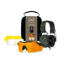 Wiley X - VAPOR COMM Shooting Range Kit med Earmor M300WXJ Aktiv Høreværn