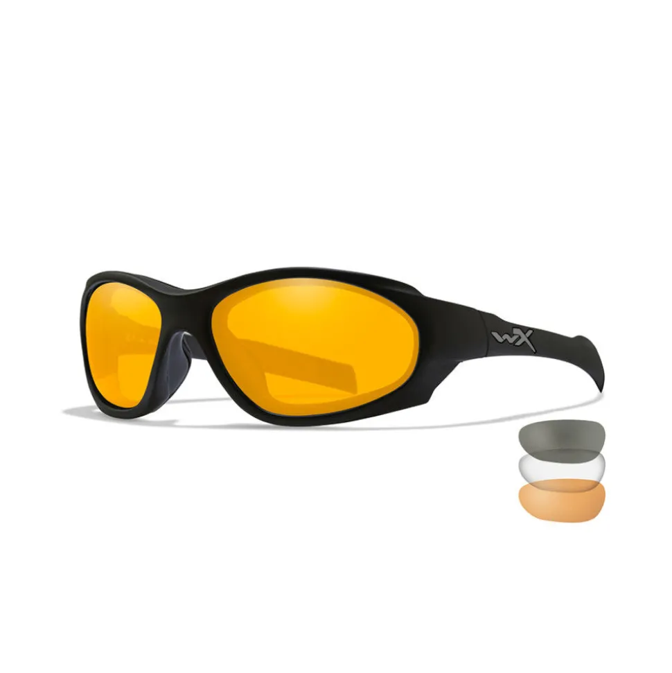 Wiley X - XL-1 AD COMM Solbriller - 3 Linser // Sort