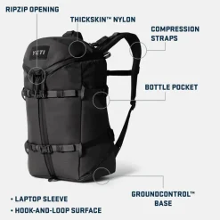 YETI - Ranchero Rygsæk 27L // Sort